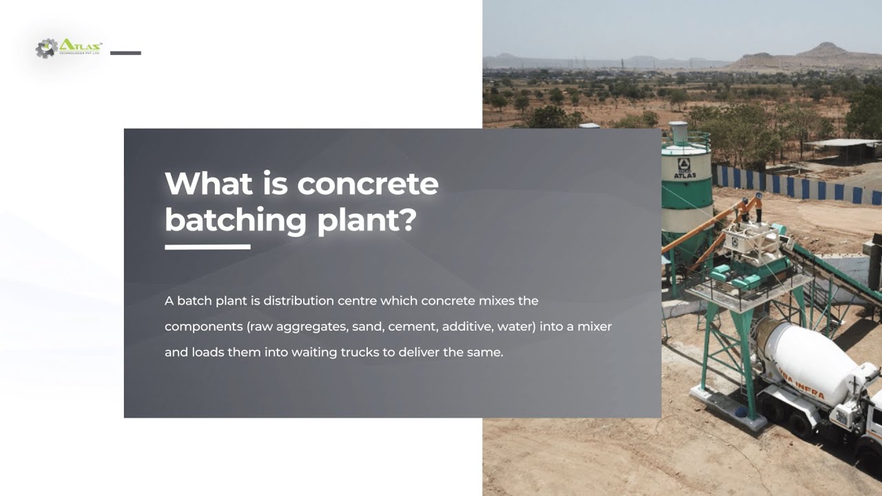 What is concrete batching plant?