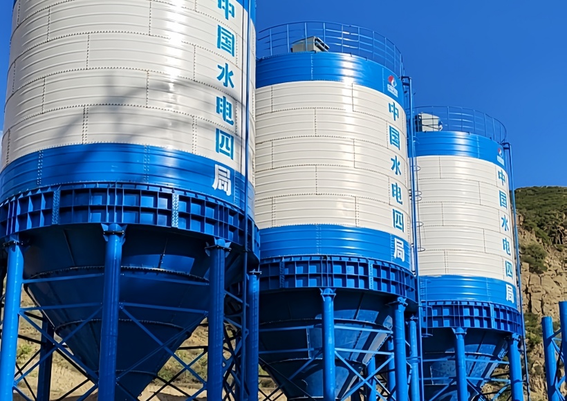 Silo ya saruji yenye tabaka