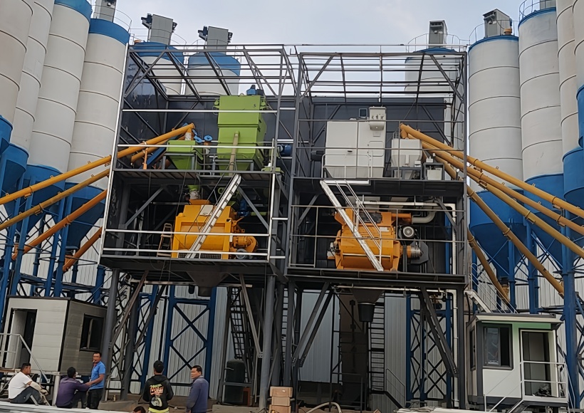 HZS120 concrete batching plant17