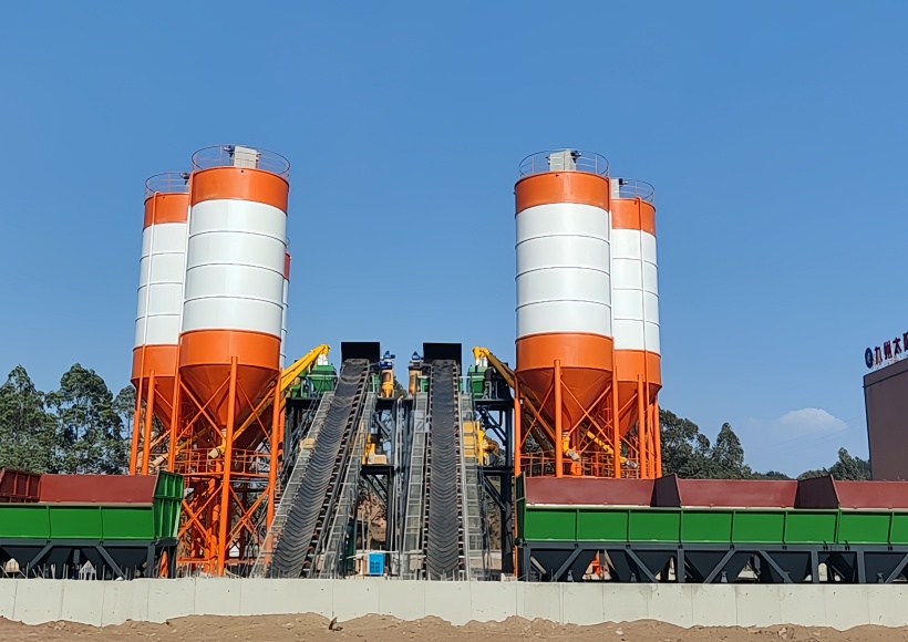 HZS120 concrete batching plant14