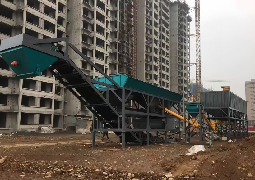 Stabilized soil mixing station integrated machine1