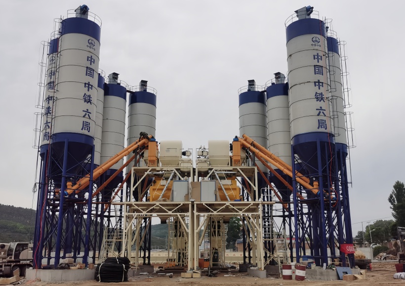 HZS120 concrete batching plant35