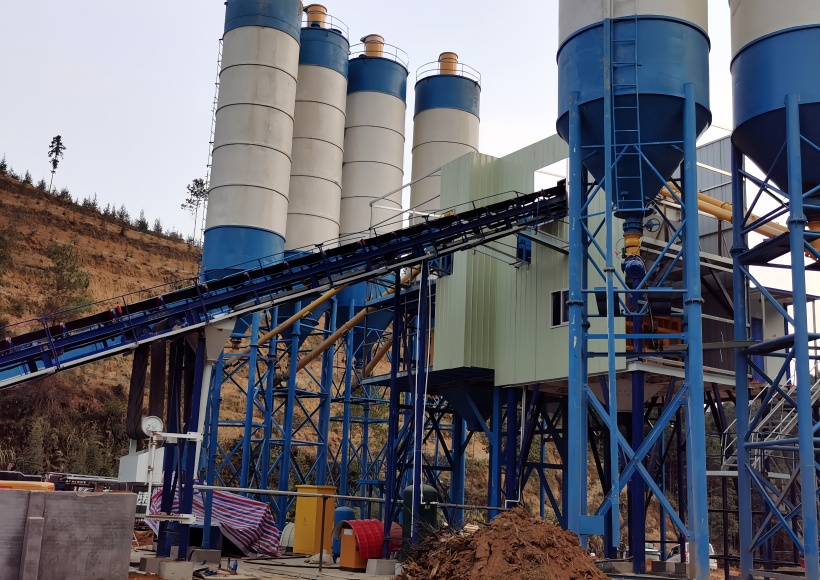 HZS120 concrete batching plant37