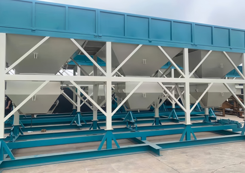 Foundation-free concrete mixing station4jpg