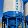 Flaky cement silo