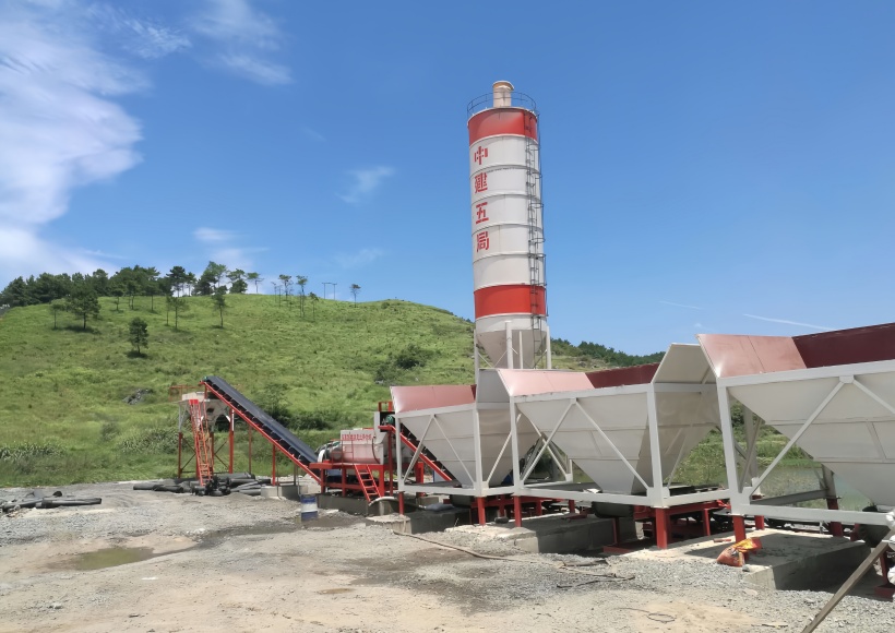 WBZ600 stabilized soil mixing plant