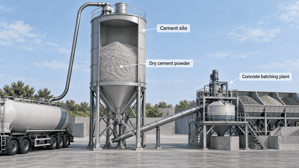What a Cement Silo Stores